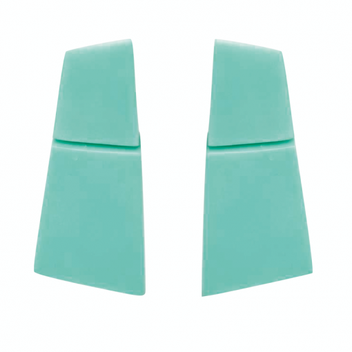 LECCE EARCLIPS GREEN 510x510 - MONIES LECCE EARCLIPS GREEN POLYESTER