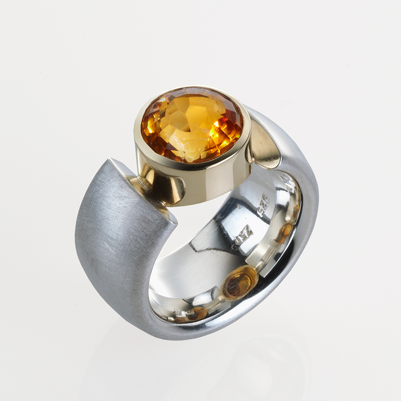 Unikat Ring Orange A 1 - Goldschmiede